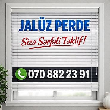 Jaluz perdelerin sifarisi Ozel endirimler • Jalüz pərdələr – zövqlü və