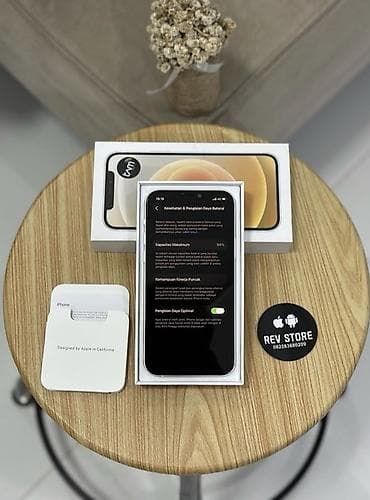 iphone 12 mini 256: IPhone 12, 128 GB, Ağ, Zəmanət, Simsiz şarj, Face ID — 4