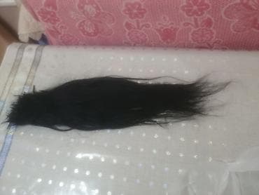 il: Təbii qara saç telləri – uzatma və parik üçün - Material: 100% təbii — 4