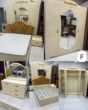 ‼️ Təcili Satılır ‼️ Yataq desti 580 manat.Olcu dolab E 191 /H 225/D