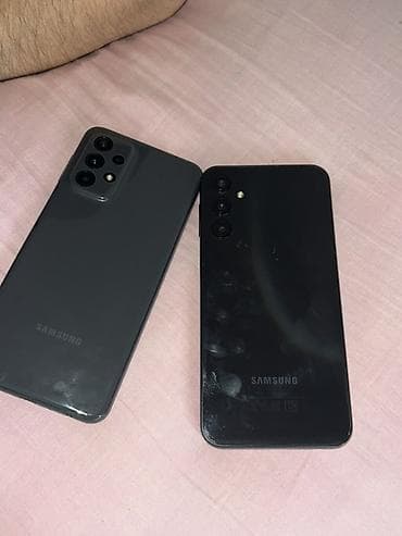 Mobil telefon və aksesuarlar: Samsung Galaxy A23, rəng - Qara, Barmaq izi — 1