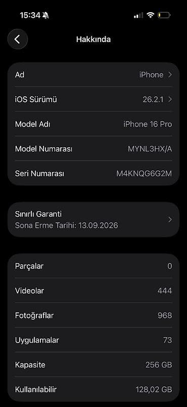 ikinci el iphone se: IPhone 16 Pro, 256 GB, Desert Titanium, Simsiz şarj, Zəmanət — 7