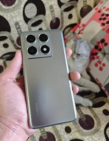 təlefon: Xiaomi 14T Pro, 512 GB, rəng - Gümüşü — 1