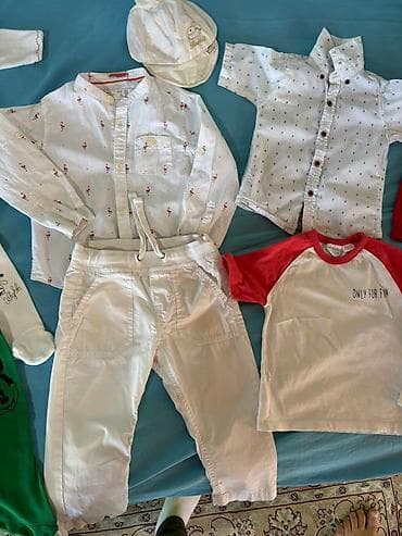 sederek usaq geyimleri: Oğlan uşağı üçün geyim dəsti Dəst tərkibi: - Ağ uzunqol köynək – incə — 2