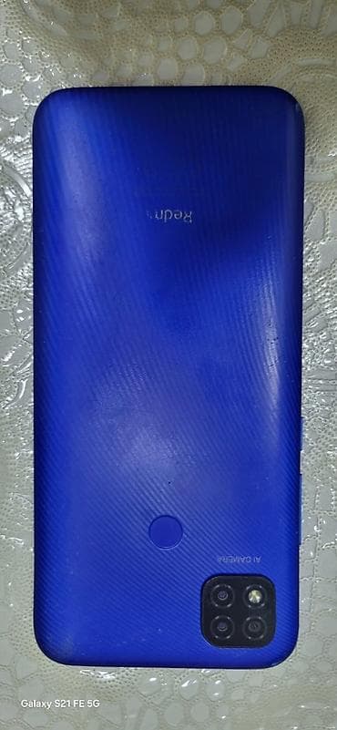 samsung note 2: Redmi 9C, 64 GB, rəng - Mavi, Barmaq izi — 2