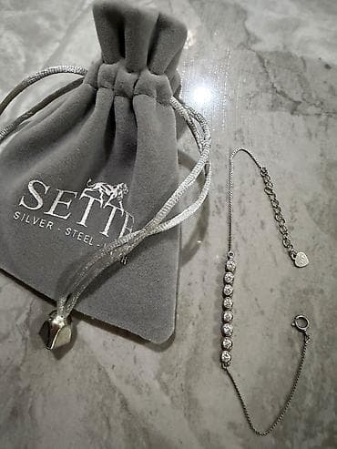 Qol saatları və aksesuarlar: Bilərzik, Gümüş — 1