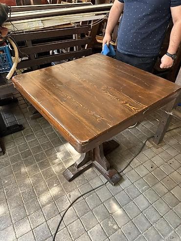 Restoran ve kafe ucun 7 eded 2 neferlik masa qiy biri 60 man. unvan