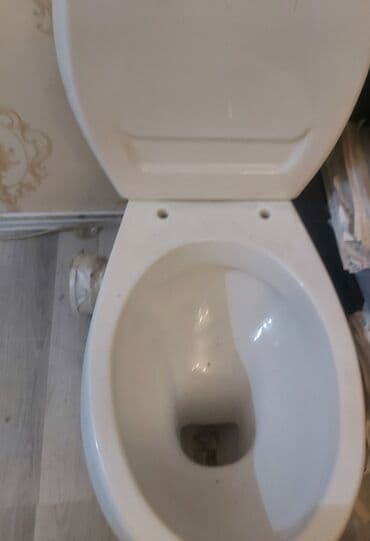 Quruducular: Unitaz (kompakt) – mərmər-ağ rəngli, mərtəbəüstü montaj üçün — 5