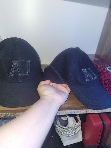 Original ARMANI JUNIOR İki ədəd “AJ” loqolu kepka. Bir ədədi qara — 3