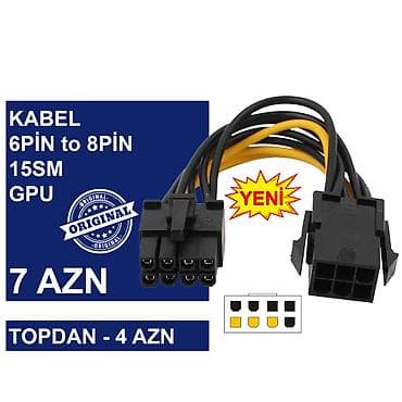 Kabellər "6PİN FEMALE to 8PİN MALE Original" MƏHSULLAR TAM — 3