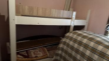 bed: Oğlan və qız üçün, İşlənmiş, Çarpayı, Matrassız, Siyirməsiz, Taxta — 2