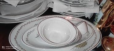 qab qacaq ecemi instagram: Nahar dəsti, rəng - Ağ, Farfor — 6