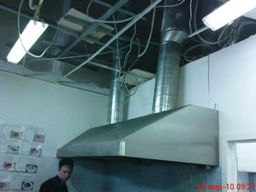 Балконы: Paslanmayan poladdan hazırlanmış bu aspirator mətbəxlər, restoranlar — 1