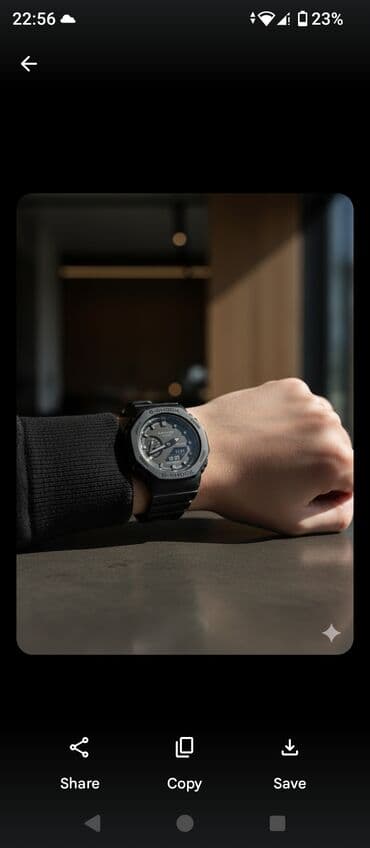 İşlənmiş, Qol saatı, G-Shock, rəng - Qara