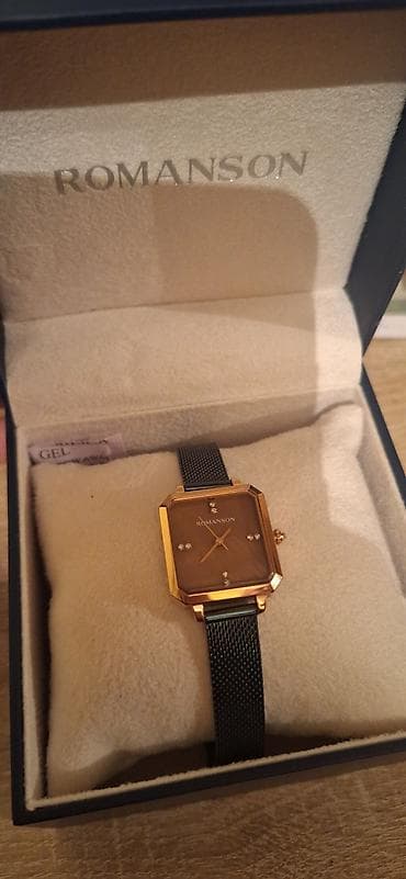 saat romanson: Qol saatı, Romanson, rəng - Qızılı — 3