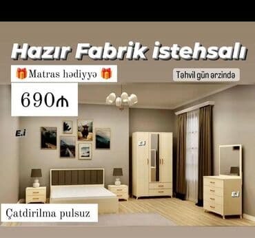 işləmiş taxt: *Yataq dəsti * 📌Sifarişlə hazırlanır yenidir 🌈Reng secimi var (isdeye — 6