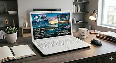Toshiba noutbuku – ağ rəngli korpus, 17.3" HD+ (1600x900) ekran