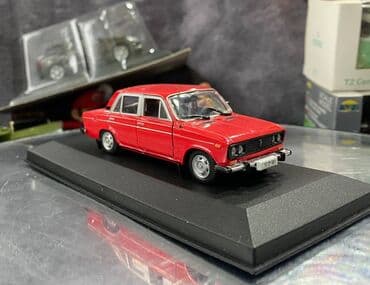 xrustal vaz: Коллекционная модель LADA 2106 dark red 1980 AutoBahn Bauer Art. — 9