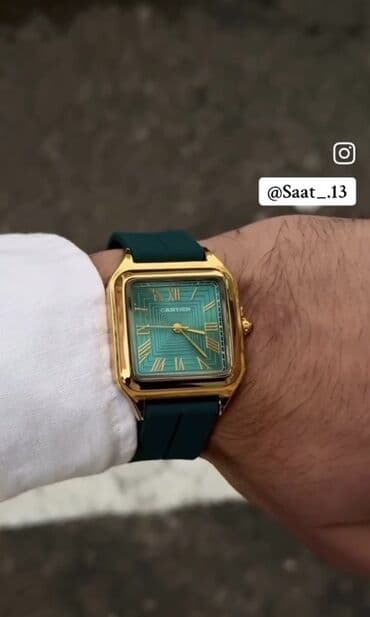 Kabellər: Qol saatı, Cartier, rəng - Yaşıl — 4