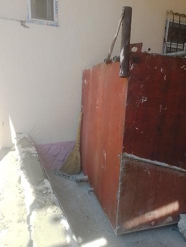 Tikinti üçün iri həcmli metal konteyner - Material: qalın metal sac -