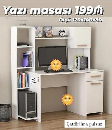 Yazı masası, Yeni, Dördbucaq masa