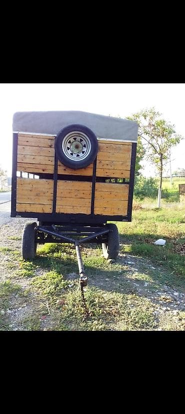 skoda fabia ehtiyat hisseleri: Kənd təsərrüfatı üçün qoşqu (2 oxlu) - Güclü metal şassi və möhkəm — 3