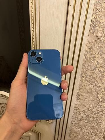 IPhone 13, 128 GB, Mavi, Zəmanət, Barmaq izi, Face ID