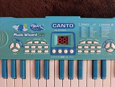 tuba: CANTO HL-3702A “Music Wizard” uşaq sintezatoru - 37 klavişli portativ — 1