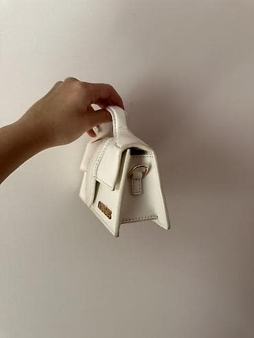 Çantalar: Jacquemus Le Chiquito üslubunda mini çanta - Rəng: ağ/ivori - — 3