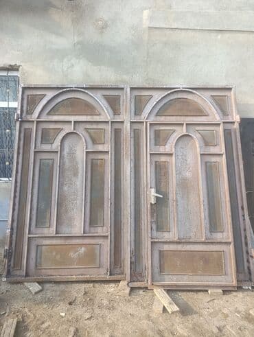 Divar kağızları, oboy: Dəmir Həyət darvazası, Yana açılan, Mexaniki, Qapı ilə, Kredit yoxdur — 1