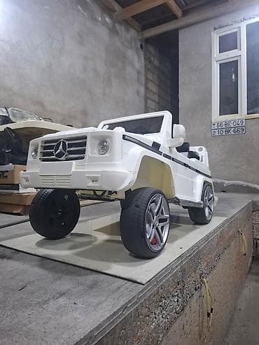 elekt: Uşaq üçün elektrikli qoşqulu avtomobil – Mercedes G-Class üslubunda - — 1