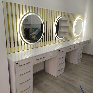 Yeni, Saş kəsimi üçün masa, Güzgülü lalafo.az -da Yeni, Saş kəsimi üçün masa, Güzgülü