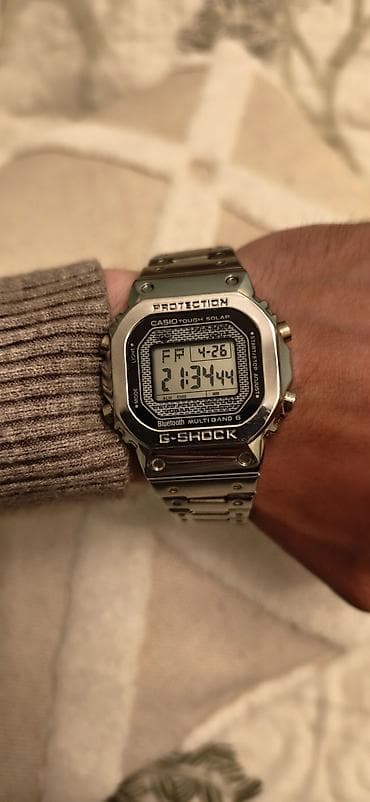 gümü: Qol saatı, Casio, rəng - Gümüşü — 1