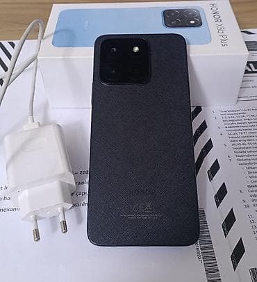 Honor X5b Plus, 128 GB, rəng - Qara, Barmaq izi