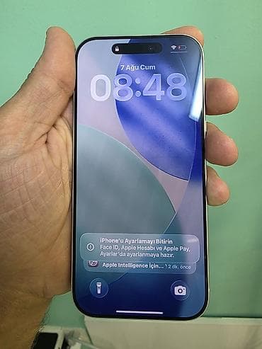 klass 17 deaktiv etmek: IPhone 17 Pro, Gümüşü, Face ID — 2