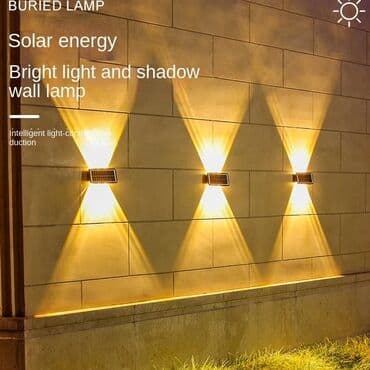 Süni güllər: Bağ işıqı Divara quraşdırılmış, 6 Vt — 13