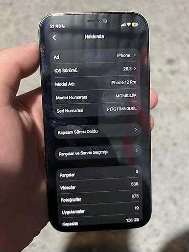 IPhone 12 Pro, 128 GB, Göy, Face ID — 4