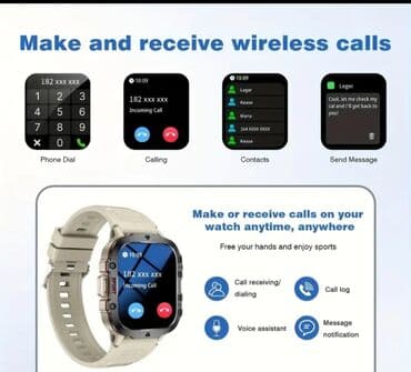 addım olcən saat: Smart saat, Smart, Sensor ekran, rəng - Qara — 3