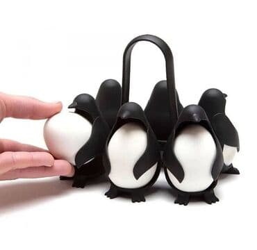 Yumurtalar üçün pinqvin Hem bişiren zaman istifade edile biler hem de