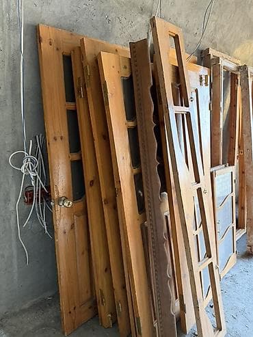 Taxta iç qapılar və qutular dəsti - Material: təbii ağac (şılaq — 4