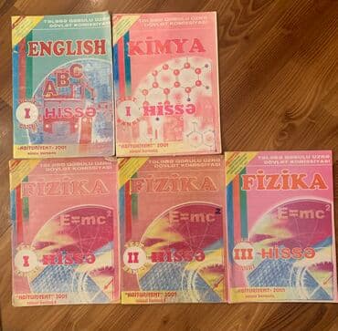 Kitablar və jurnallar: English, Kimya, Fizika Test Banki — 1