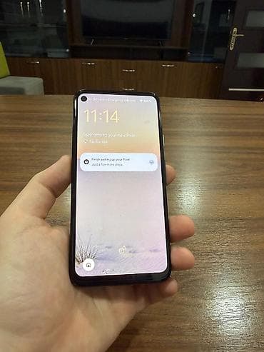 sade telfon: Google Pixel 4A, 128 GB, rəng - Qara, Barmaq izi — 1