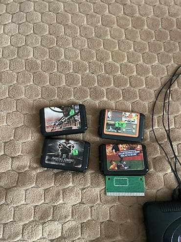 evvoli tv: SEGA Mega Drive 2 (16-Bit) oyun konsolu seti Komplekt: - SEGA Mega — 3