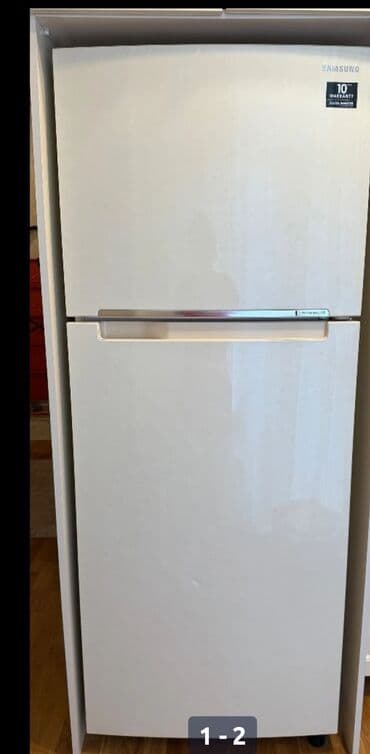 midea az: İşlənmiş 2 qapılı Samsung Soyuducu Satılır, rəng - Ağ, Təkərli — 1