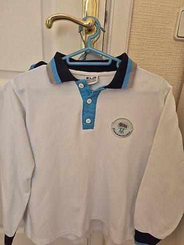 Uşaq geyimi və ayaqqabıları: 2 поло по 5 манат 40 и 44 размер (5-6 класс), и 2 поло ( покупались в — 2