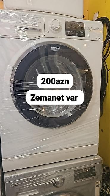 Paltaryuyan maşın Hotpoint Ariston, 6 kq, Avtomat, Qurutmasız, Kredit yoxdur — 1