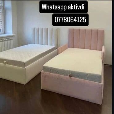 2 qatlı yataq: Yeni, Təknəfərlik çarpayı, Bazalı, Matras ilə, Siyirməsiz, Azərbaycan — 6