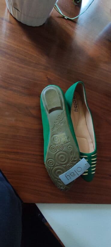 tangetka ayaqqabi modelleri: Tuflilər, Ölçü: 37, rəng - Yaşıl, Yeni — 3