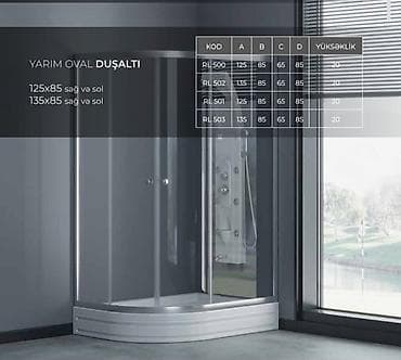 padon pentru dus: Duş kabinələr üçün padonlar ölçü seçimi var duş kabinələr ara bölmələr — 2