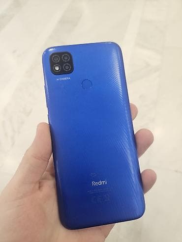 telfonlar ucuz: Redmi 9C, 64 GB, rəng - Mavi, Barmaq izi — 3